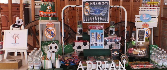 Mesa de chuches Real Madrid