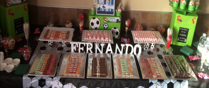 Mesa Dulce futbol comunión